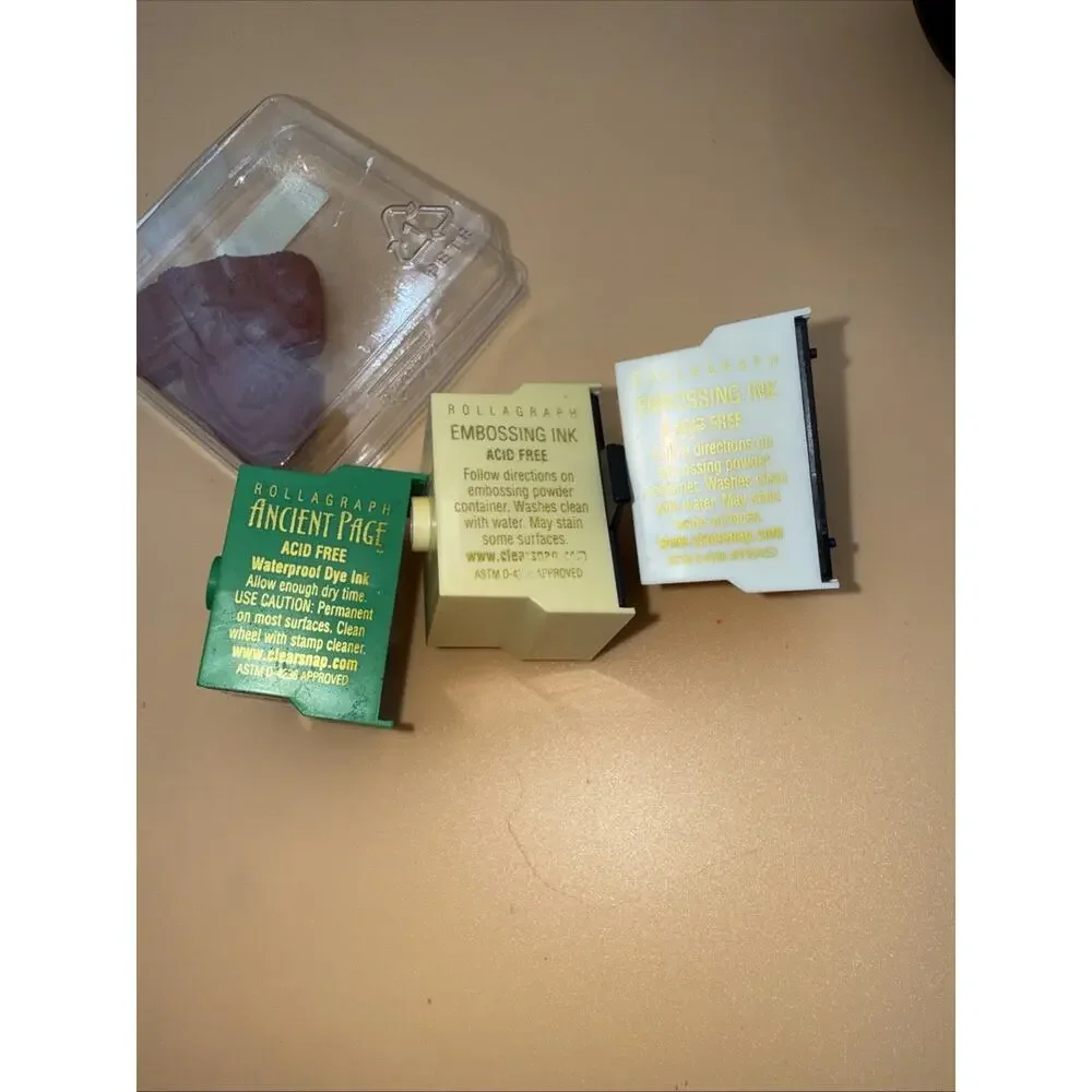 LOT holtz distress ink, Rubber, Stampede Ink,rollagraph Ink And Roller, Extras